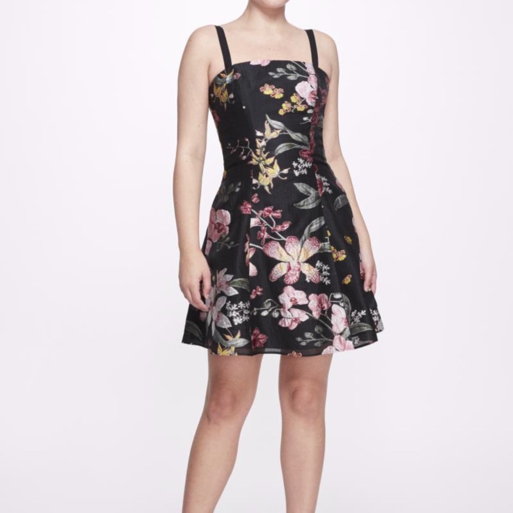 MARCHESA NOTTE - COUPÉ FLARED MINI DRESS